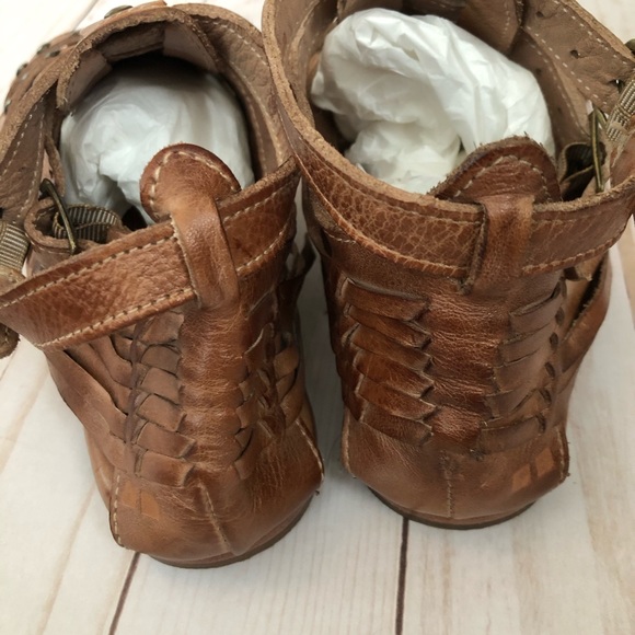 Bed Stu Claire Sandal in Tan Dip Dye - Picture 5 of 7